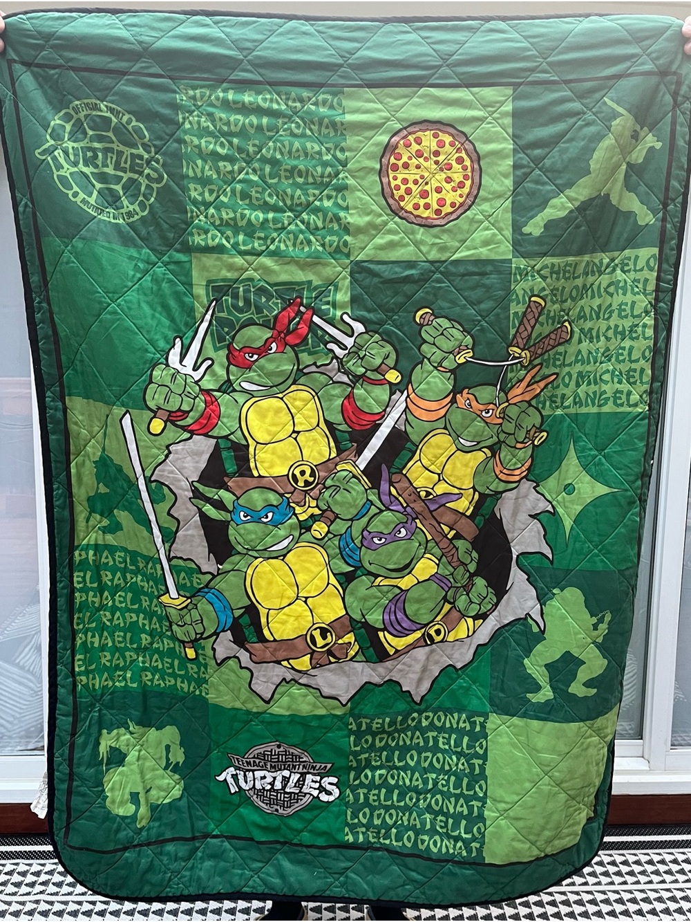 Teenage Mutant Ninja Turtles 41” x 57” Blanket Toddler Comforter TMNT Reversible